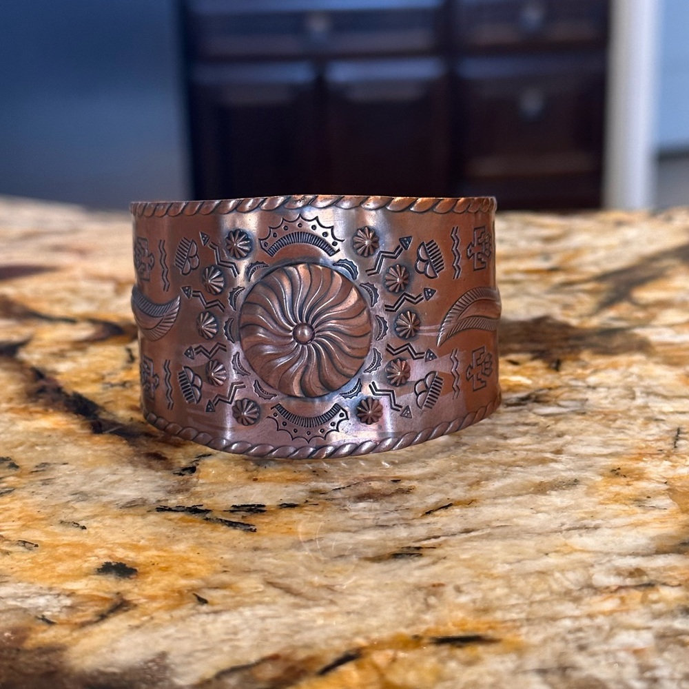 Vintage Copper Cuff Bracelet